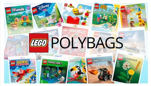 Lego poly bag sets - lego, new